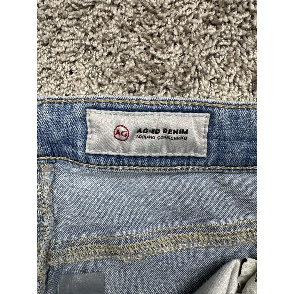 AG Adriano Goldschmied Farrah Skinny Ankle Jeans 29 Raw Hem High Rise Stretch - Picture 7 of 16